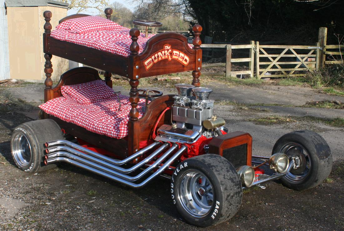 Irti Funny Picture 2730 Tags Bunkbeds Hot Rod Drives