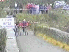 cyclist-race-push-crash-throws-off-bridg