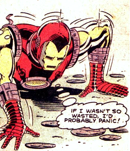 Image result for iron man comic drunk