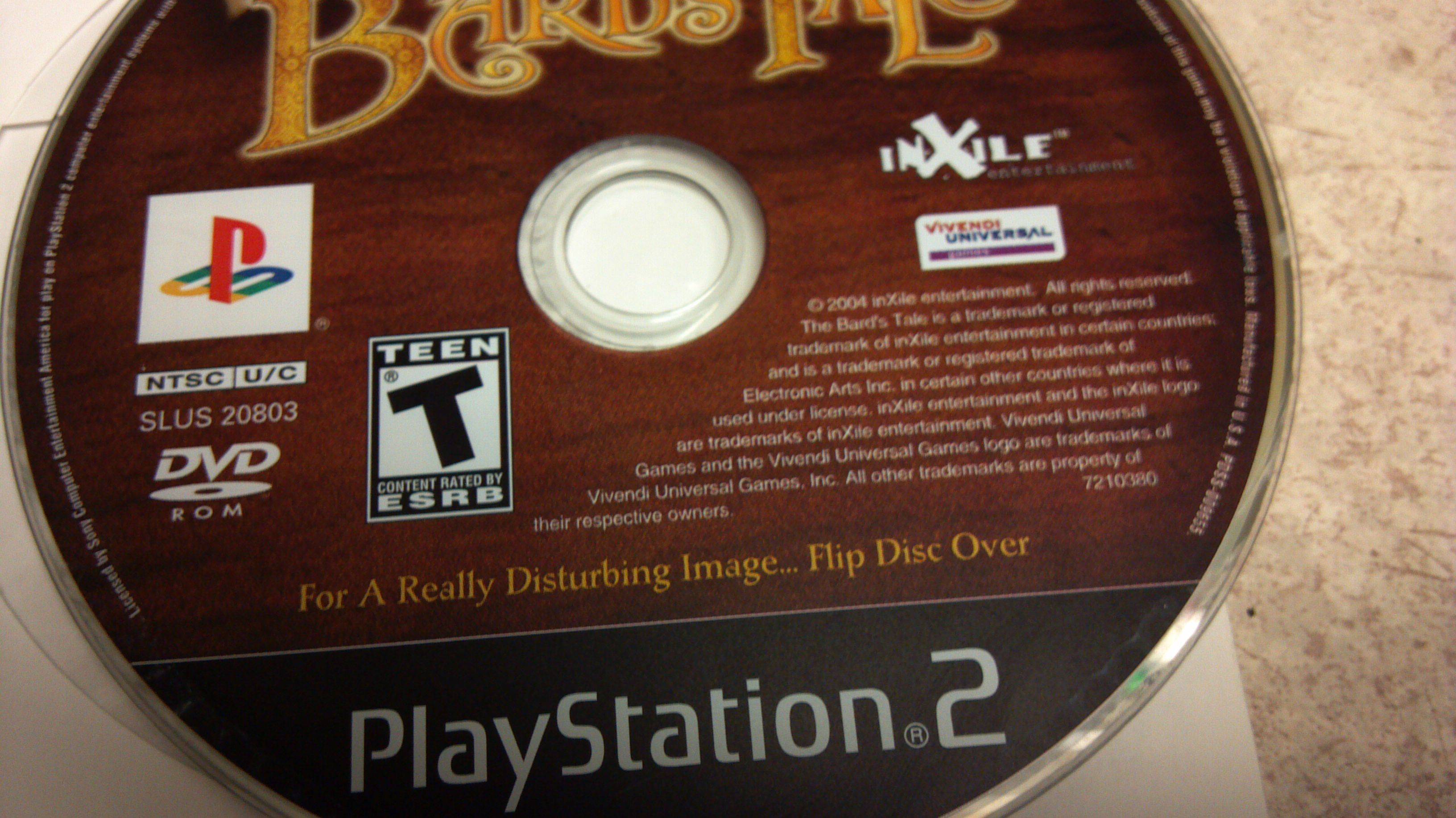 IRTI Funny Picture 4730 Tags Playstation 2 Disk Turn Over For 