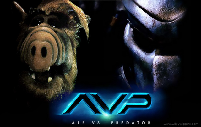 IRTI - funny picture 383 - tags aliens vs predator alf poster