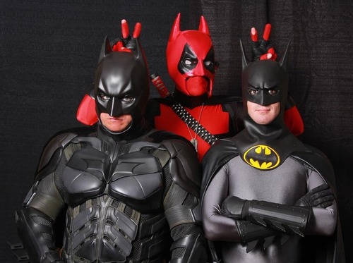 IRTI - funny picture #1958 - tags: deadpool batman prank costume cosplay