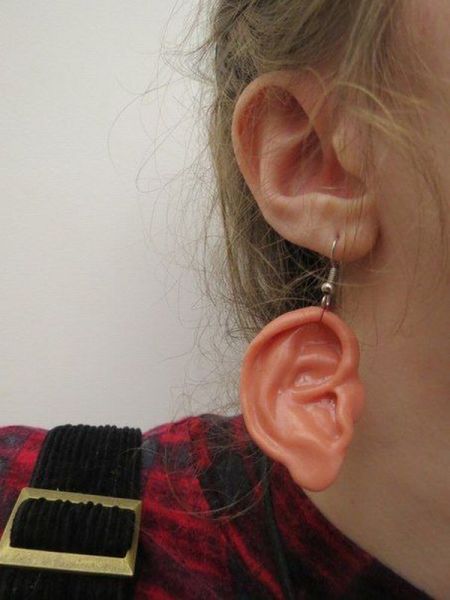 IRTI - funny picture #9003 - tags: ear earring weird actual ear earring  strange