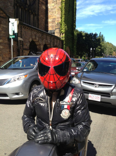 spiderman bicycle helmet
